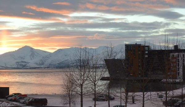 Sola i ferd med å vende tilbake i Tromsø